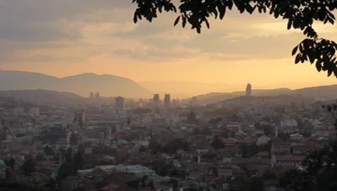 Sarajevo long-shot 1 스톡 동영상 8652162