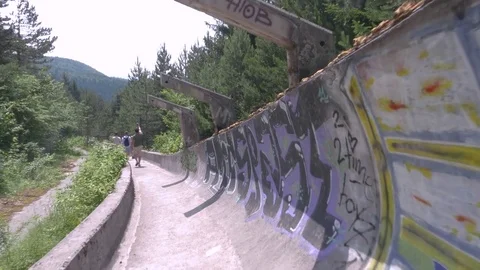 Sarajevo Olympic Bobsleigh Stock Footage 83636102