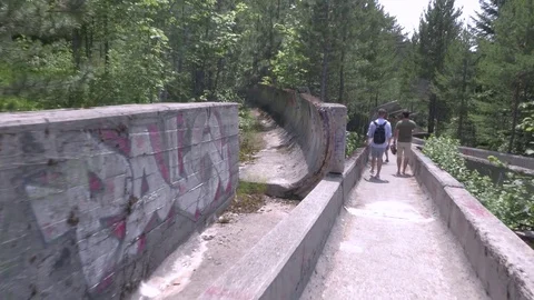 Sarajevo Olympic Bobsleigh Stock Footage 83666577