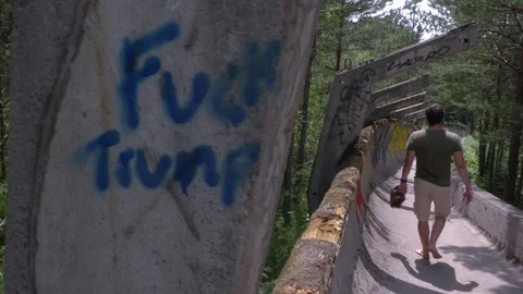 Sarajevo Olympic Bobsleigh Stock Footage 83666888