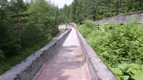 Sarajevo Olympic Bobsleigh Stock Footage 83667091