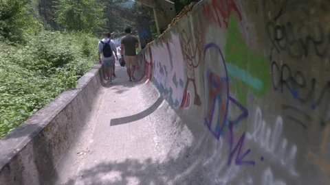 Sarajevo Olympic Bobsleigh Stock Footage 83668277