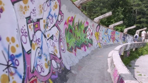 Sarajevo Olympic Bobsleigh Stock Footage 83669313