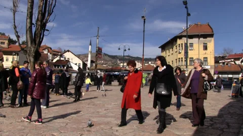 Sarajevo Sebilj Video stock 35220011