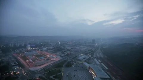 Sarajevo timelapse 2 Video stock 8689197