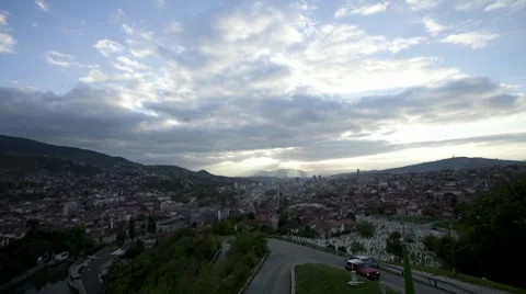 Sarajevo timelapse 스톡 동영상 8689204