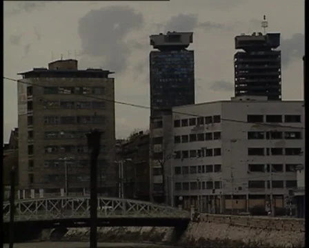 Sarajevo towers | Stock Video | Pond5