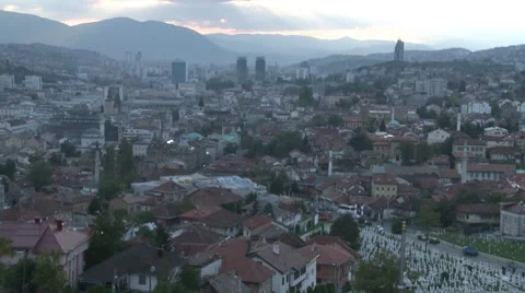 Sarajevo view 10 스톡 동영상 8661823