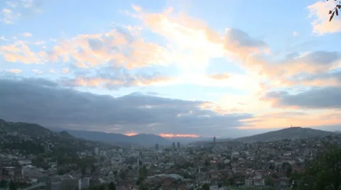 Sarajevo view 12 Video stock 8661955