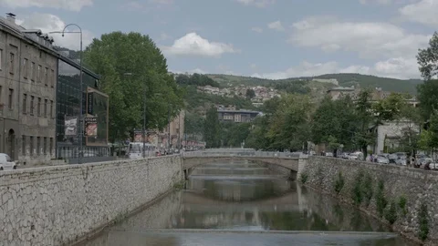Sarajevo view Stock Footage 84824580