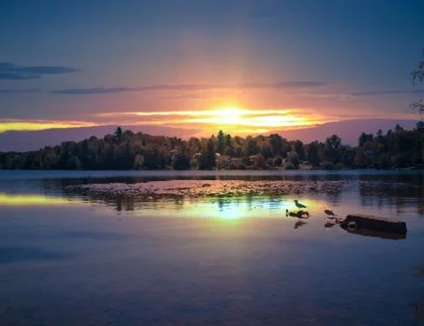 Saranac lake Stock Photos