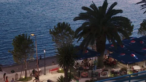 Saranda Public Beach 스톡 동영상 171166451