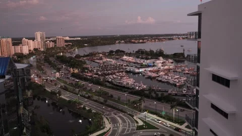 Sarasota Bay during sunset Stock-Footage 328568896
