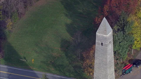 Saratoga Monument Video stock 65425607
