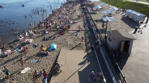 Saratov Beach 1 Video stock 201105185