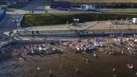 Saratov Beach 2 Video stock 201106486