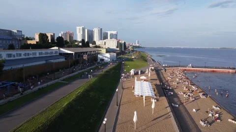 Saratov beach 3 Video stock 202607181