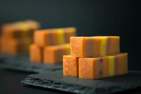 Sarawak layer cake Stock-Fotos