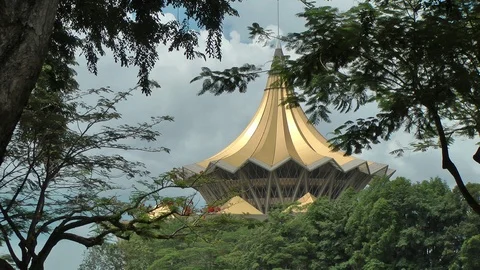Sarawak Legislative Assembly Stock Footage 105627580