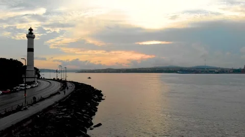 Sarayburnu in Istanbul.  Video stock 288178601