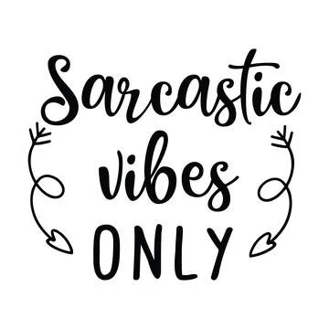 Sarcastic Vibes Only typography t shirt design, marry christmas typhography Stock Illustration