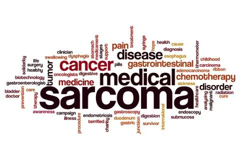 Sarcoma word cloud Stock Illustration