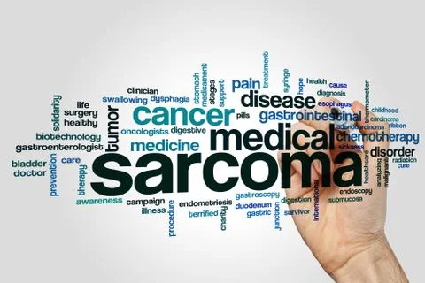 Sarcoma word cloud Stock Photos