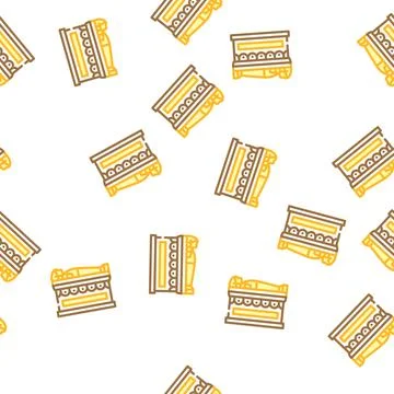 Sarcophagus pharaoh vector seamless pattern Stock Illustration
