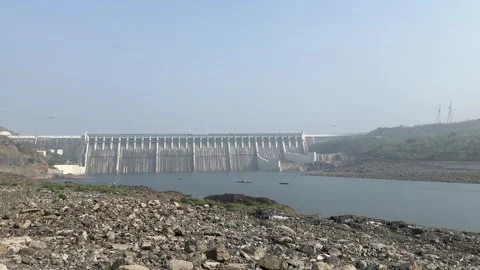 SARDAR SAROVAR DAM. Stock Footage 272605856