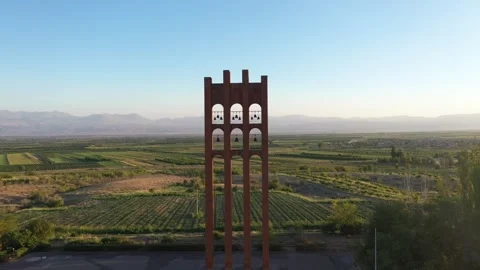 Sardarapat bell tower 4 Stock Footage 331597866