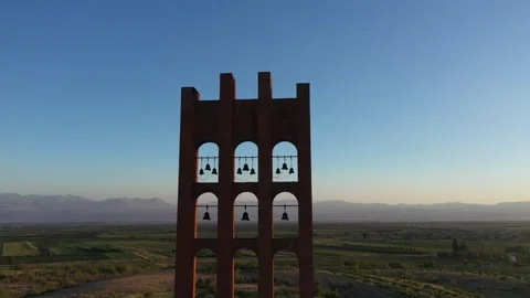 Sardarapat bell tower 7 Stock Footage 331597934