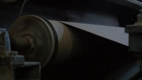 Сardboard sheet formation Stock Footage 97539536