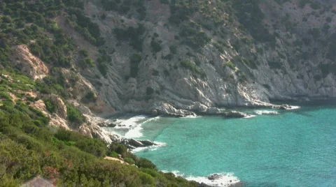 Sardegna-Scogliera Stock Footage 499576