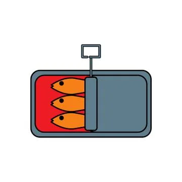 Sardines vector design template illustration Stock Illustration