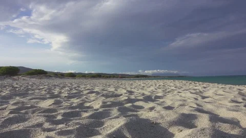 Sardinia, Beach Day Low Angle Stock Footage 81472808