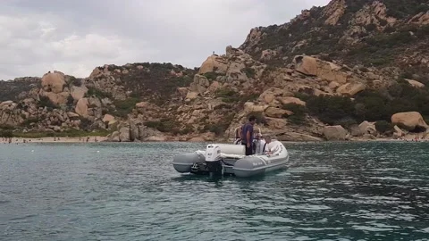 Sardinia coast spargi beach Stock Footage 160405262
