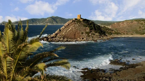 Sardinia, seascape Video stock 34380035