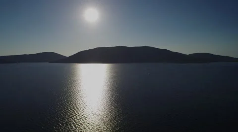 Sardinia before sunset from drone Vídeo Stock 59832499