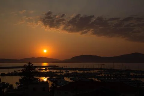 Sardinia sunset Stock Photos