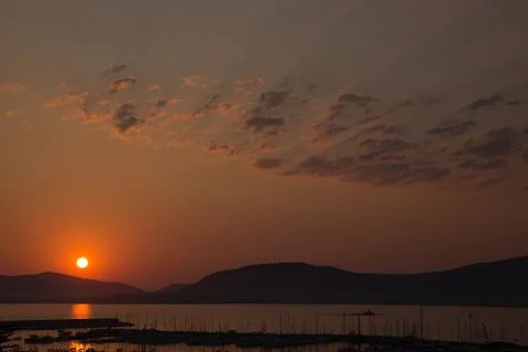 Sardinia sunset Stock Photos