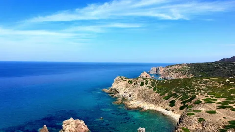 Sardinia west coast Stock Footage