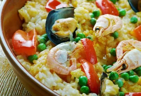 Sardinian Paella algherese 写真素材