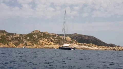 Sardinian rocky coast Stock Footage 167306763