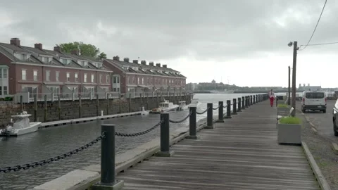 Sargents Wharf Stock Footage 133813154