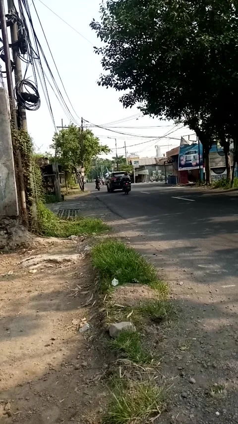 Sarirogo Street Sidoarjo East Java Indonesia Stock Footage 220320702