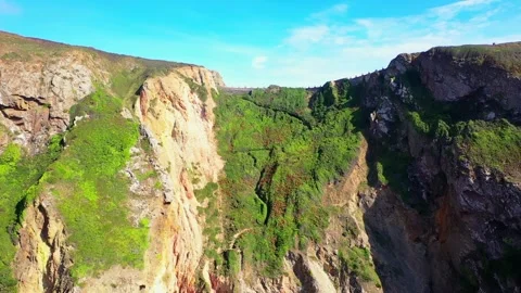 Sark Drone Fly Over La Coupee - 4K Vidéo 283727291