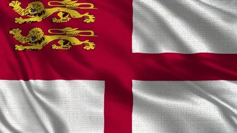 Sark Flag Stock Footage 92647609