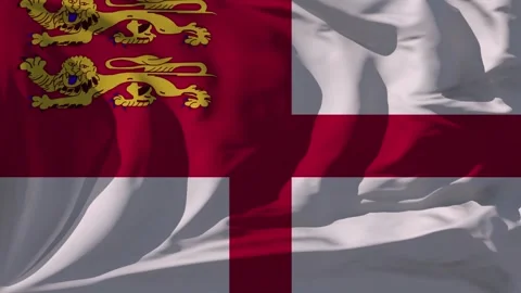 Sark Flag Loop Stock Footage 295737333