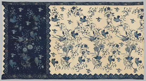 Sarong, early 1900s. Indonesia, Java, North Coast, Indramaju ?, early 20th .. Stock Photos