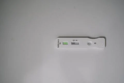 Sars Cov 2 antigen rapid test nasal kit. Autotest. test at home. corona, covid Stock Photos